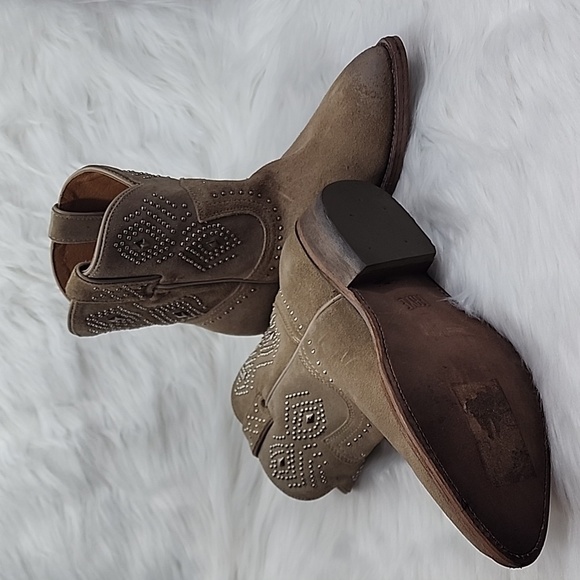 Frye Billy Stud Leather Bootie - Picture 4 of 9